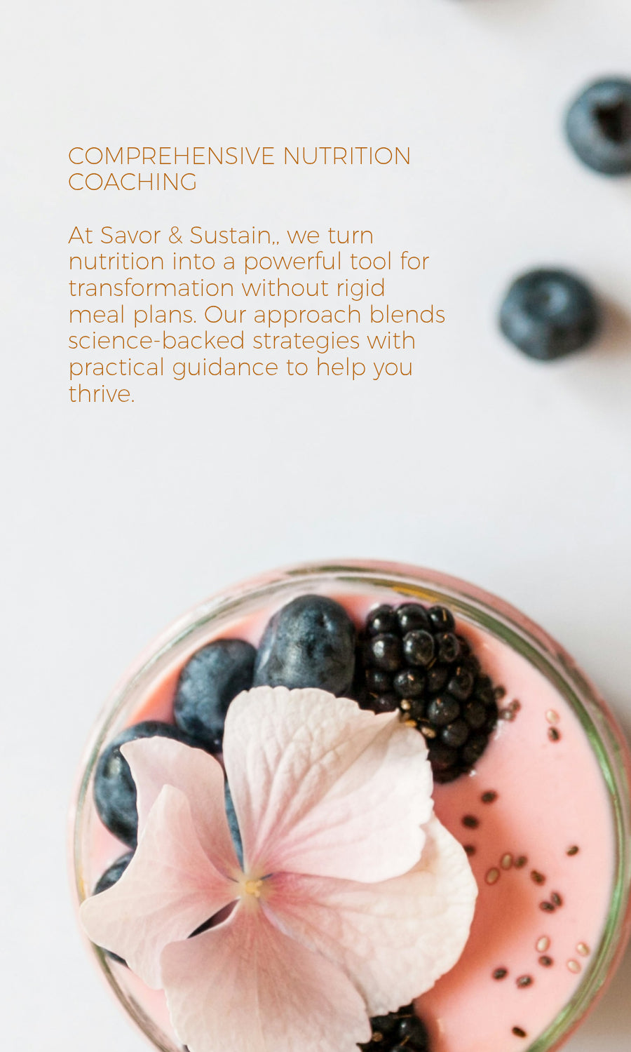 COMPREHENSIVE NUTRITION COACHING